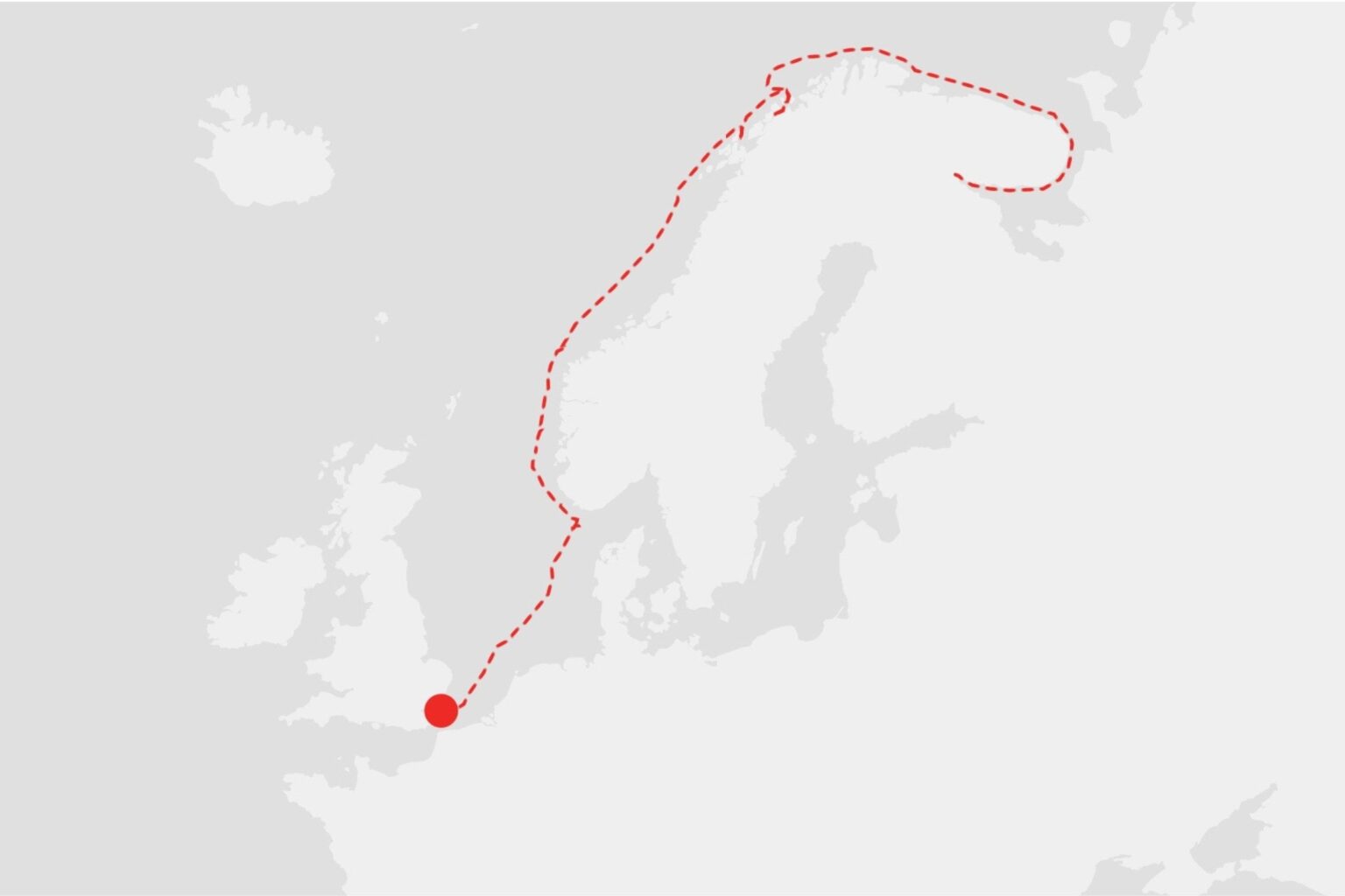 地図には、ロシアと提携した「浮遊爆弾」船がNATO同盟国の海岸沖に停泊していることが示されている