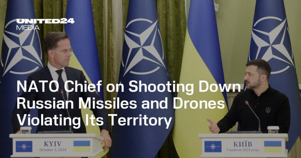 NATO長官、領土を侵害するロシアのミサイルと無人機の撃墜について語る