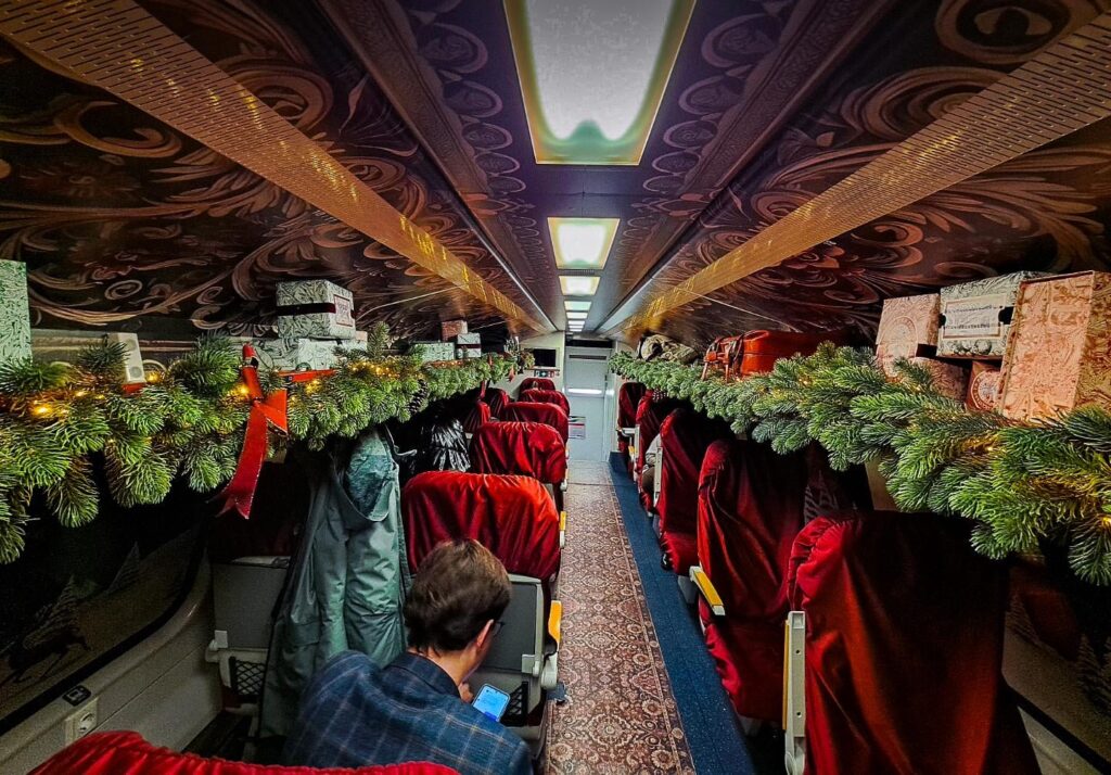 ビリニュスとカウナスの間の電車