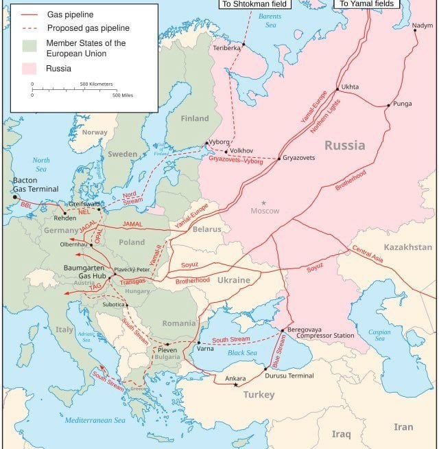 速報：ウクライナは、1月1日からウクライナを経由してヨーロッパへのロシア産ガスの輸送をすべて停止すると発表した