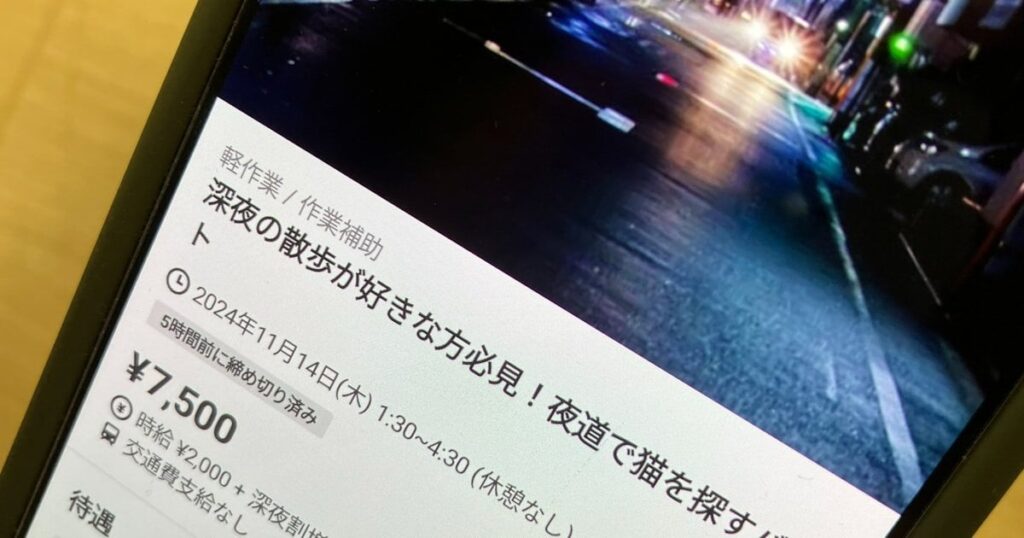 闇バイト｢疑わしい求人､100万件に1件｣　タイミー代表 - 日本経済新聞