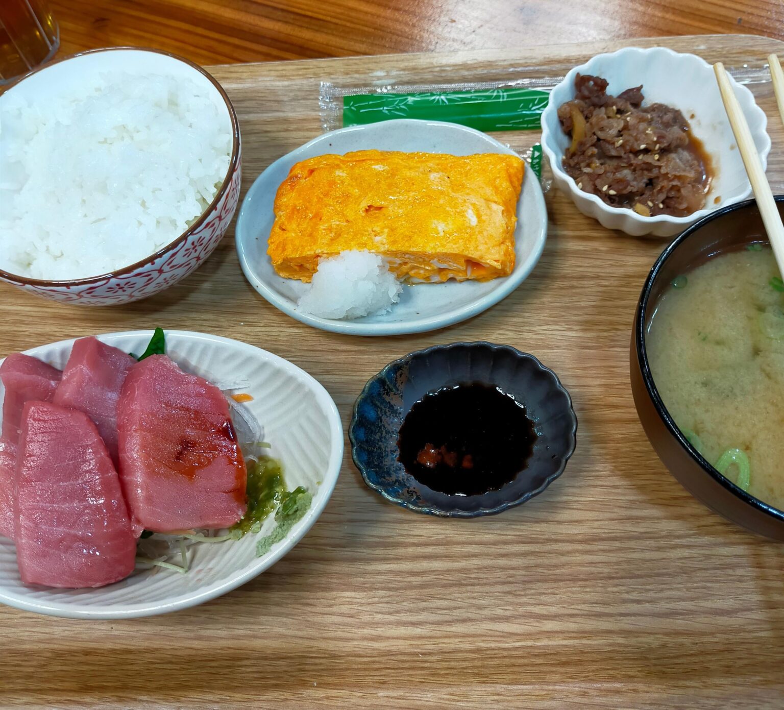 定食セットでございます