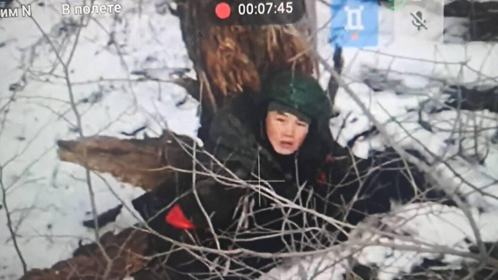 クルスク地域のNK兵士の初のクローズアップ画像。出典、スターネコの電報。