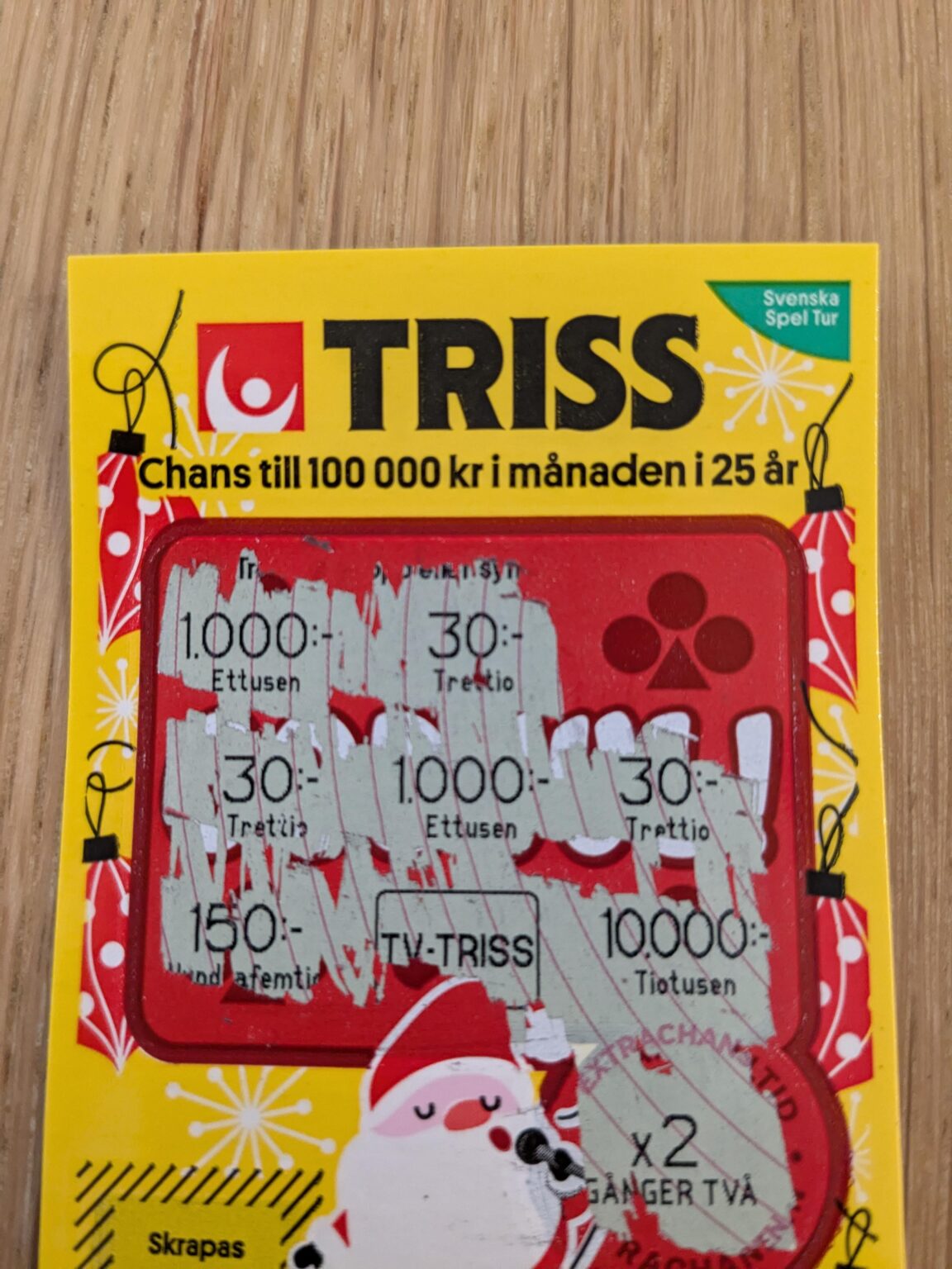 トリスに勝った