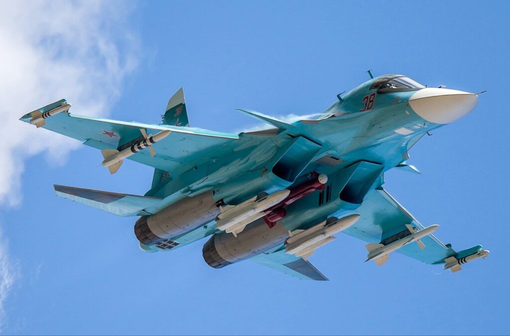 研究：ロシアはウクライナとの戦争に約70機のSu-34爆撃機を配備した
