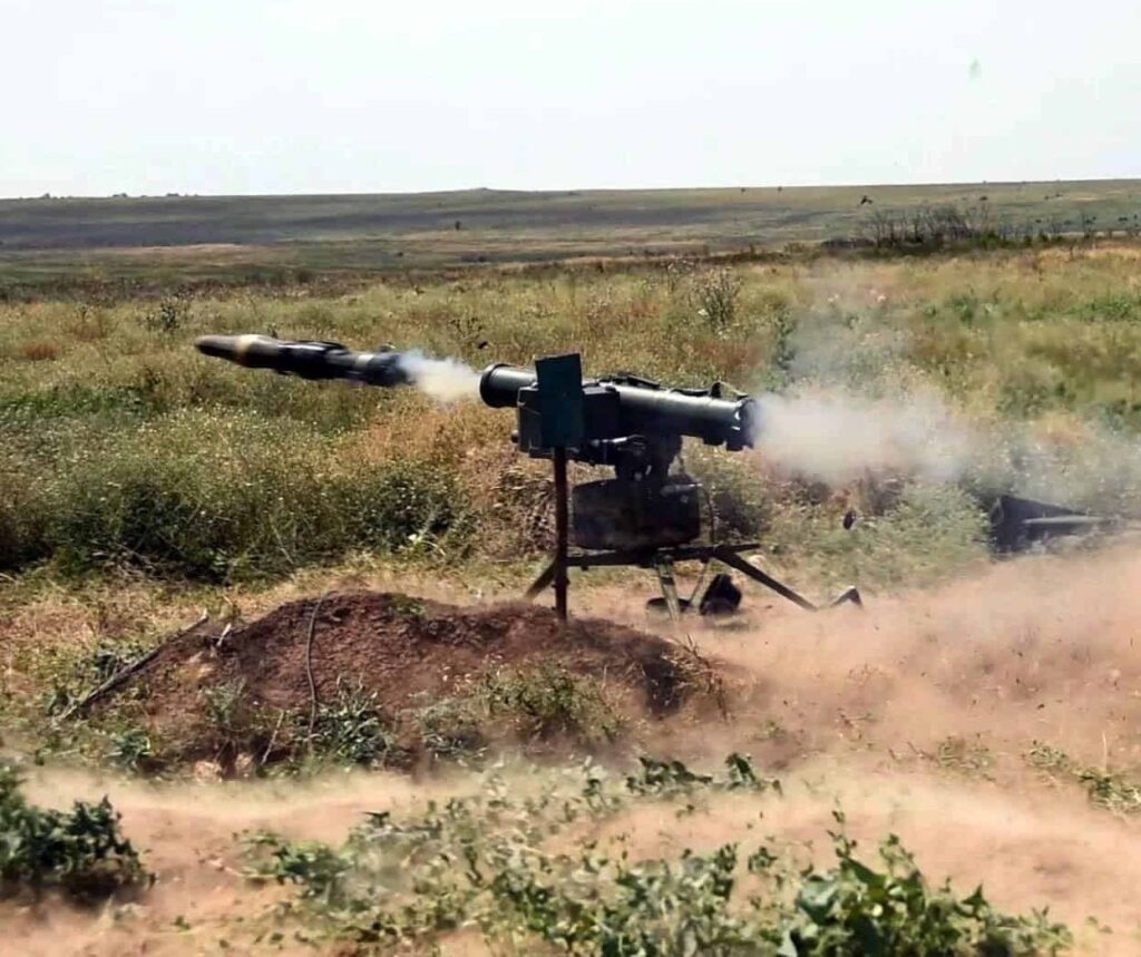 ウクライナのスタグナ対戦車ミサイル、ディブロバ付近で敵の攻撃を阻止