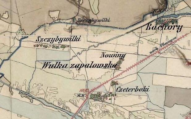 系図調査をしているときにこの古い地図を見つけました。どこで上映されているかわかりますか？絞り込めるのはポーランド南西部です。