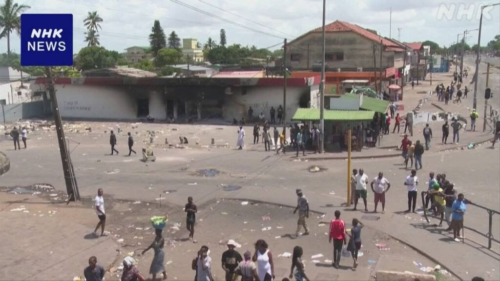 モザンビーク 大統領選の結果めぐり刑務所で暴動 1500人余逃亡