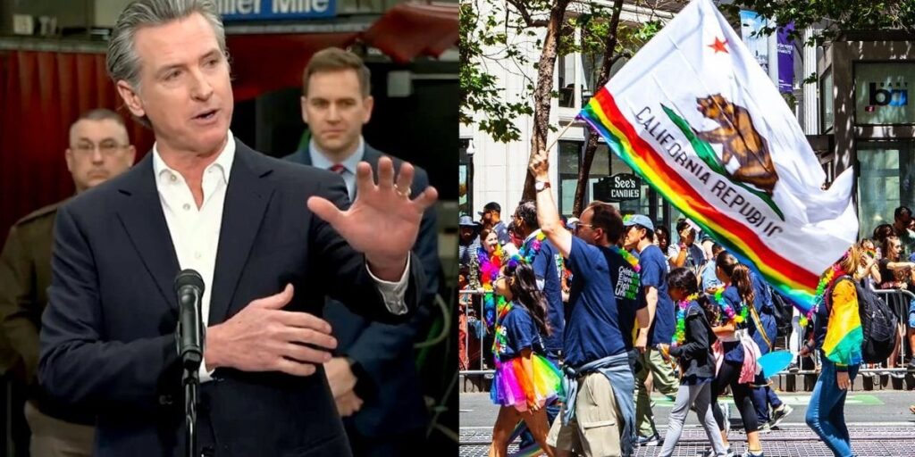 カリフォルニア州知事ギャビン・ニューサムは、LGBTQ+の学生をアウティングから保護する新しい法律に署名した。 「教師がジェンダー警察であるべきだとは思いません」とニューサム氏は安全法について語った。