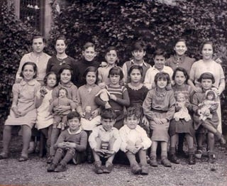 1937 年のイギリスにおける戦争難民の子供たち