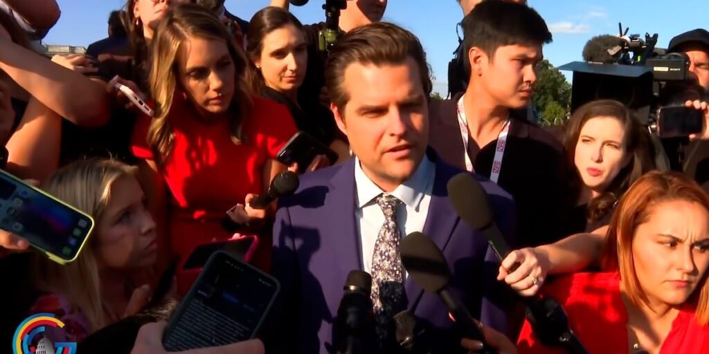 倫理報告書: Fmr.マット・ゲイツ下院議員は薬物使用、未成年者との性交渉を行った
