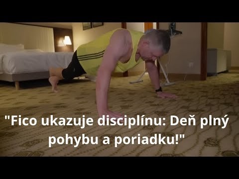 ロバート・フィコの活躍: アイロン、髭剃り、運動、靴の掃除が一度にできます。 (手術後はある程度重要なので、腕立て伏せについてはコメントしたくないです)