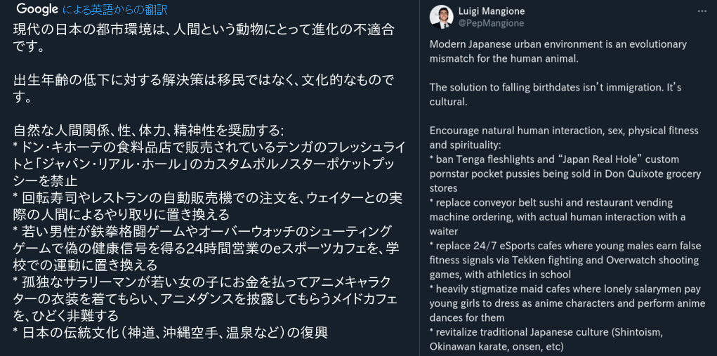 ルイージ烈士 反文明系右翼の香り