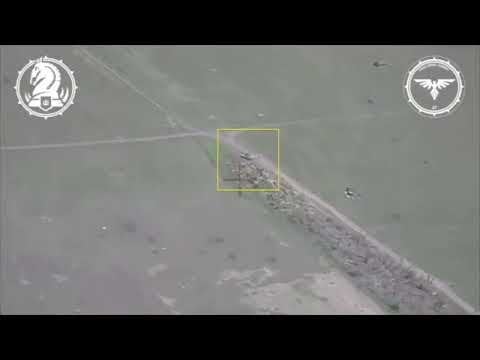 ロシア軍は、ウクライナのFPVドローンによって戦車が破壊されたことを記録している