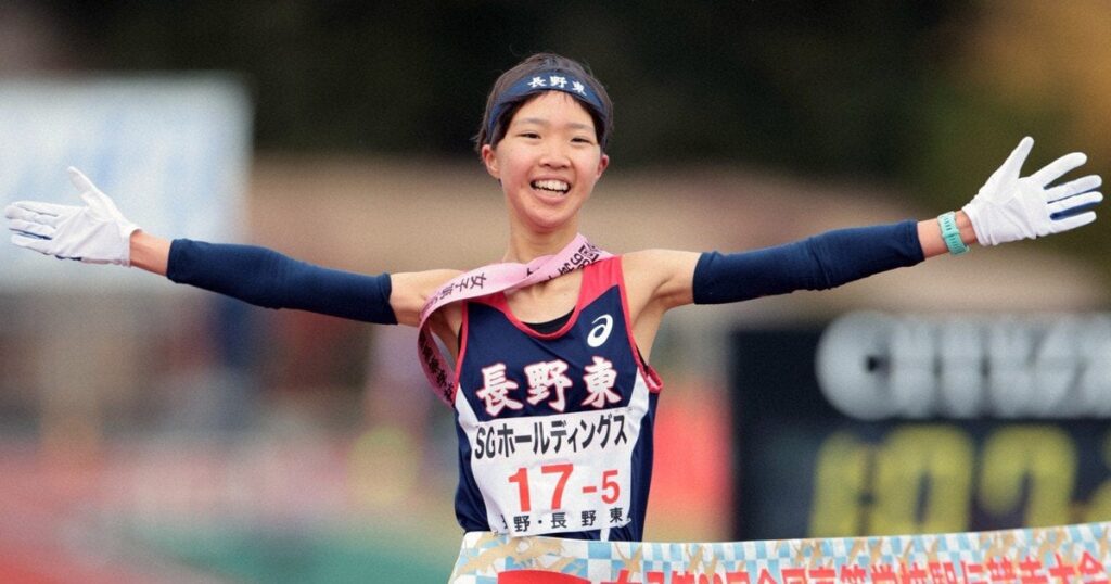 全国高校駅伝女子 長野東が2年ぶり2回目の優勝 1区から首位守る