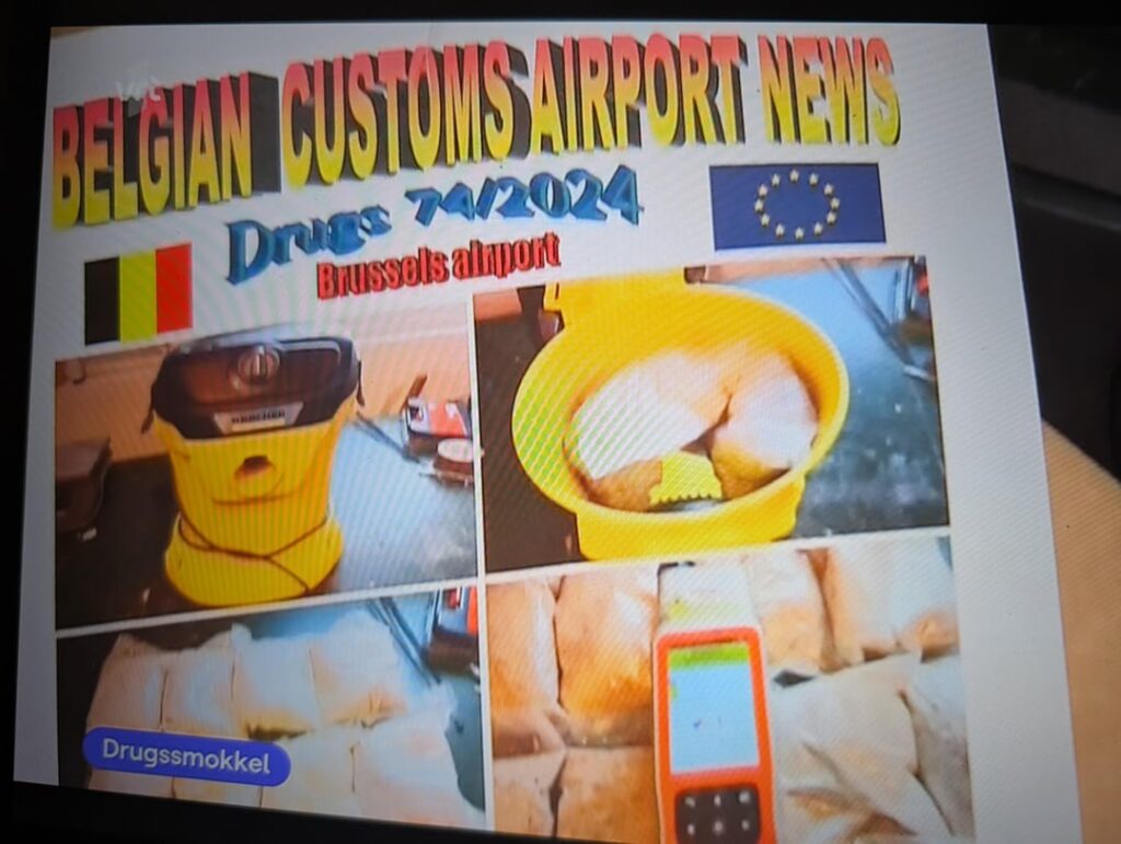 ベルギーのカスティムス空港には新しいグラフィックデザイナーが必要になるかもしれない。