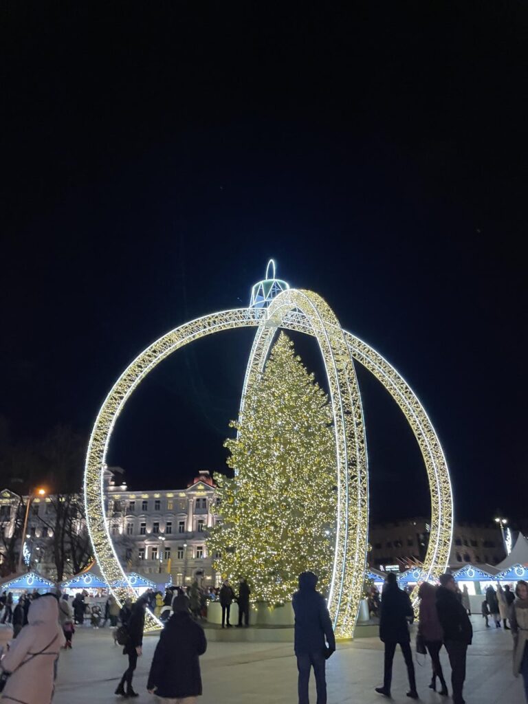 デンマークでもクリスマスイルミネーションをもっと盛り上げてみませんか？例えばリトアニアみたいに