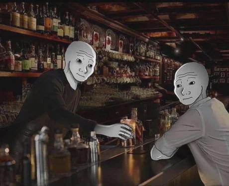 土曜の夜はバンクホリデーです！ Feels Bar は、ソフトなウイスキージャズをバックグラウンドに営業しています。自分に一杯注いで、何があなたの重荷になっているかを共有してください。