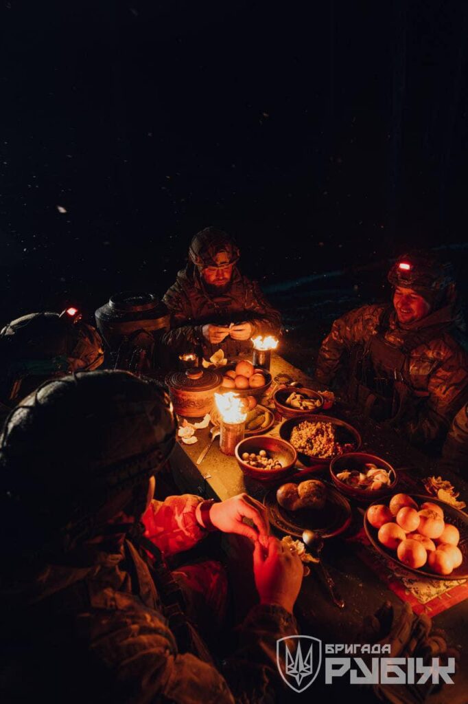前線のクリスマスイブ: ルビジ旅団の兵士