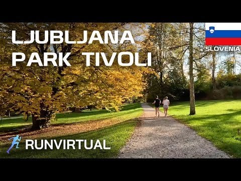 チボリ公園を駆け抜けるパノラマ : スロベニアの各ステップ [4K 60 FPS]