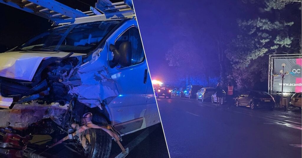 フルステのカップルクラブ「アカンサス」に大衝突：少なくとも車6台が破損
