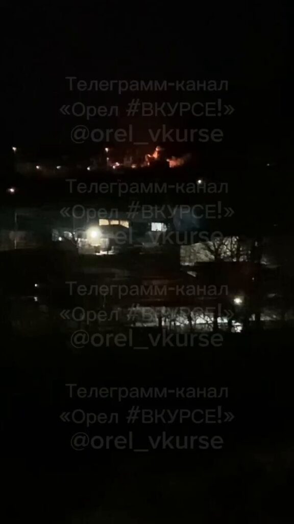 ロシア、オリョール地方❗ バボヴナ・モニター💥🔥🔥🔥💨 石油貯蔵所はまだ燃えています!!!プーチン大統領のオリョール州知事とその地域は、オリョール州スタルノイ・コン村の燃料インフラ施設に対する夜間無人航空機攻撃のいわゆる影響を排除する進捗状況について語った。