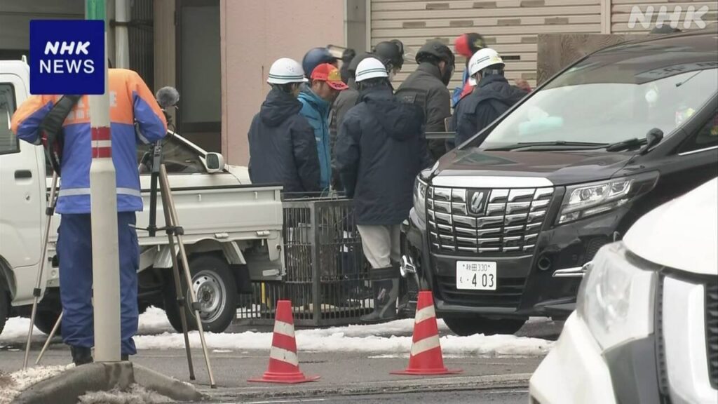 秋田 クマ 自動車整備工場に居座りか わな設置も捕獲できず