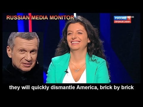 プーチン大統領に非常に近いロシア国営メディアの司会者らは、トランプ大統領の閣僚人事が「アメリカを一つ一つ解体する」と喜んでいる。