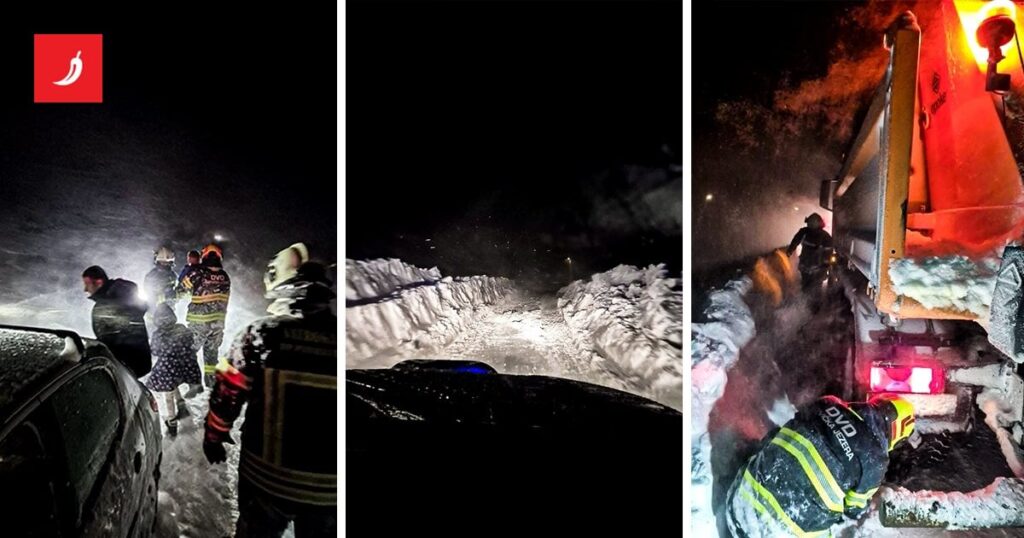 ビデオ リカで吹雪から48人が救出、消防士が劇的な映像を公開