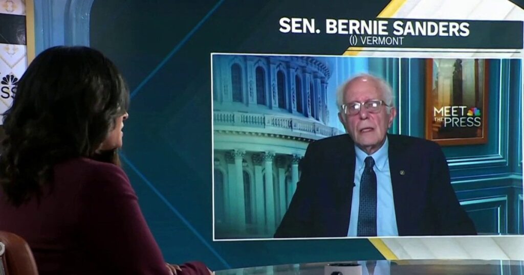 バーニー・サンダース上院議員、トランプ氏と協力して最低賃金引き上げに「期待している」と語る
