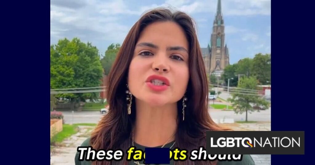 動揺した共和党候補者は、LGBTQ+の人々はキリスト教徒の子供たちを殺害する「テロ組織」であると述べた。ヴァレンティナ・ゴメスは現在テキサスにいます。