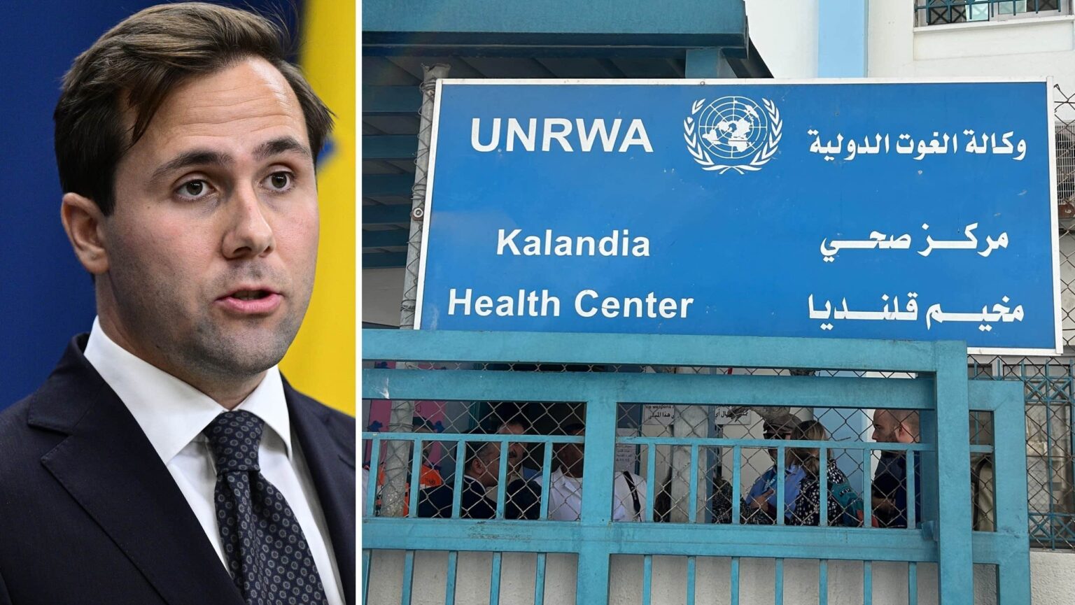 スウェーデン、国連援助団体Unrwaへの支援を停止