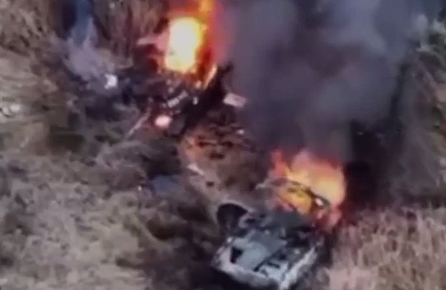 第14旅団、クピアンスク地区でロシア機甲部隊を撃破