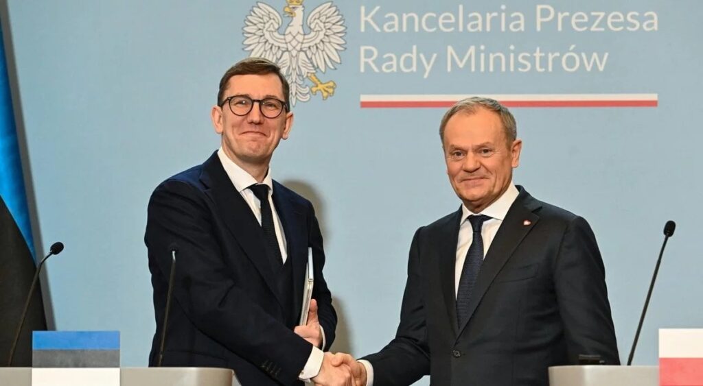 ポーランドとエストニアの首相が安全保障と地域問題について協議