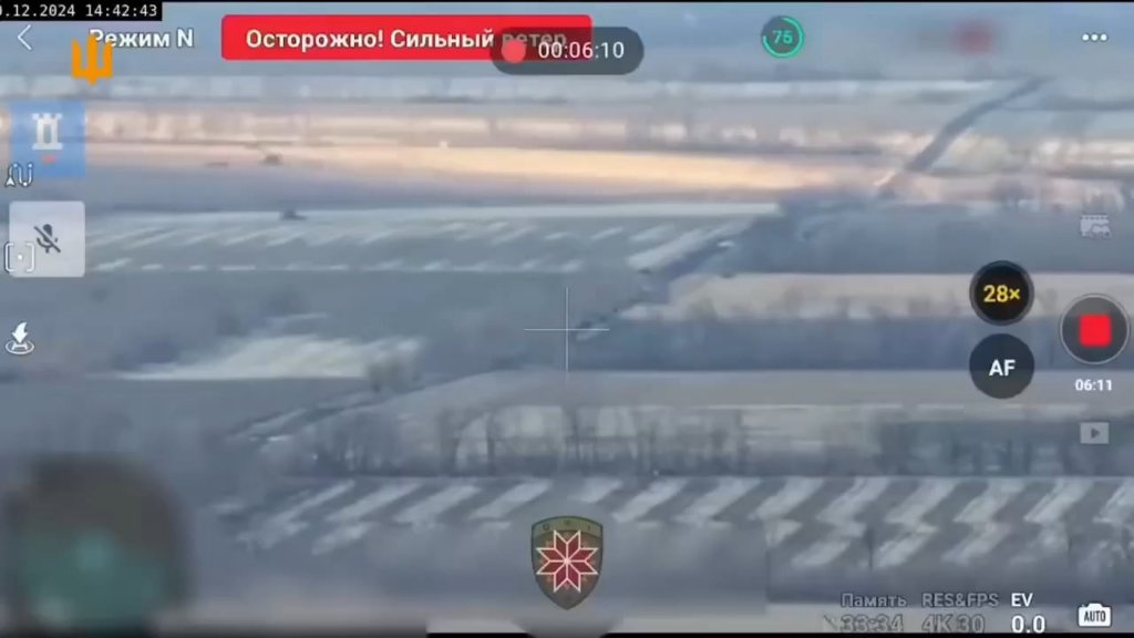 ポクロフスク戦線におけるロシアの非装甲民間車両突撃隊の破壊（2024年12月22日発表）