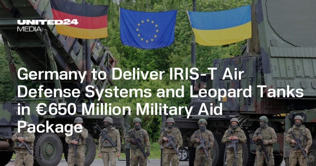 ドイツ、6億5,000万ユーロの軍事援助パッケージでIRIS-T防空システムとヒョウ戦車を納入へ