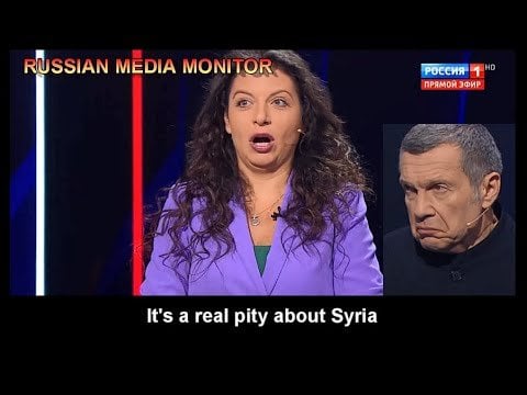 ウラジミール・ソロヴィヨフとマルガリータ・シモニャンはシリアについて憤慨している