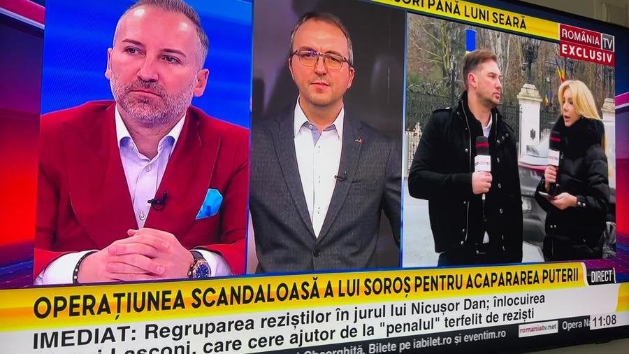 Realitatea TVの失言をテーマにしたCNAでの会合/カリン・ジョルジェスクは土曜日、ここでルーマニアがロシアと戦争に入っていると発表/ルーマニアTVは日曜日、選挙中止決定の背後にソロスがいるという考えを主張した