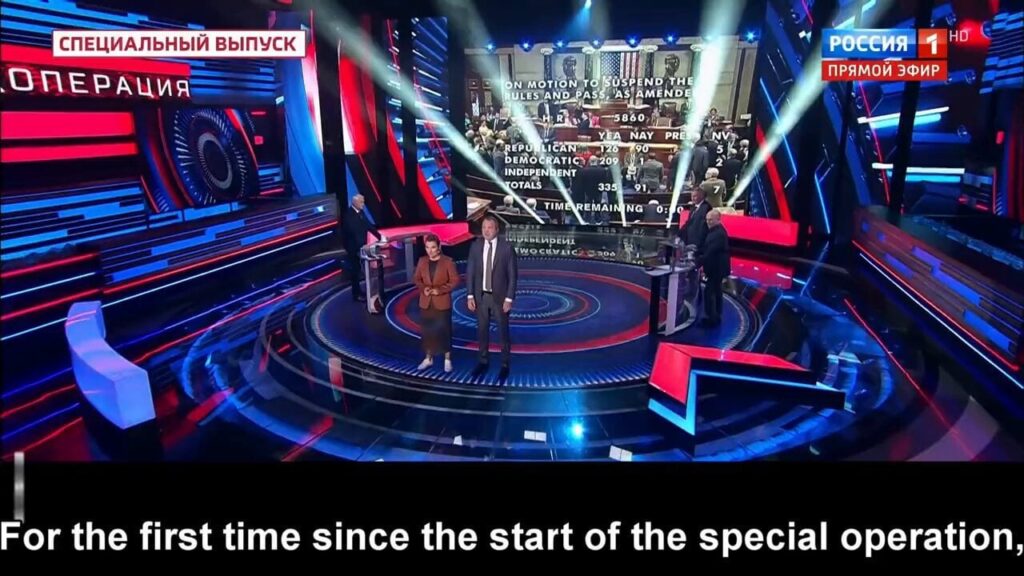 ロシア国営メディアは、司会者がマスク氏のロシア支持とウクライナ軽蔑を概説した後、「おそらくイーロン・マスク氏が本当に我々の代理人だ」と報じた 彼らはマスク氏を「イーロン・モスカル」と呼び、ロシアを支持していることを認めるよう求め、ウクライナ向けスターリンクを遮断するよう求めた。申し訳ありませんが、BlueSky にはこれが投稿されていません。