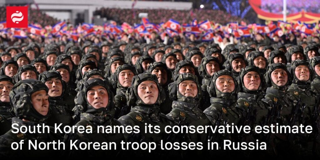 韓国、ロシアにおける北朝鮮軍損失の控えめな推定値を公表