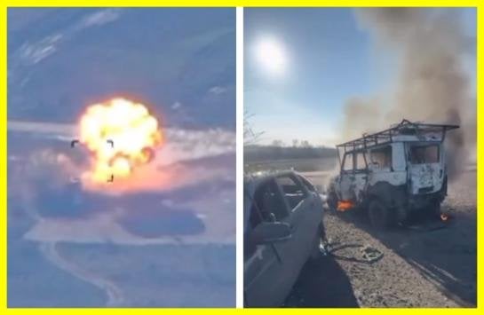 HIMARSシステムを使用したウクライナ諜報機関は、現地会議のために車で到着したロシア高官3名を排除した