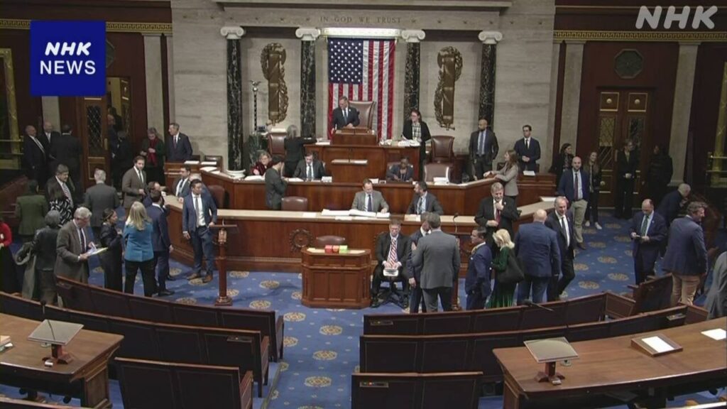 米 新つなぎ予算案可決 イーロンマスクがX上で反対を煽りまくった結果、議員給与引き上げ削除