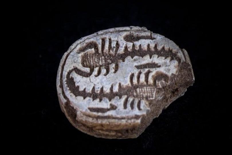 12歳の女の子が拾った石、実は3500年前のエジプトのお守りだった