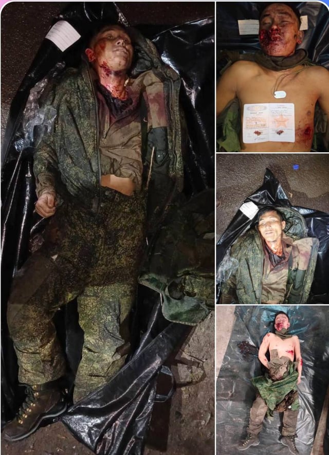 ウクライナとの戦いで亡くなったKPA（朝鮮人民軍）兵士。詳細についてはコメントをご覧ください。