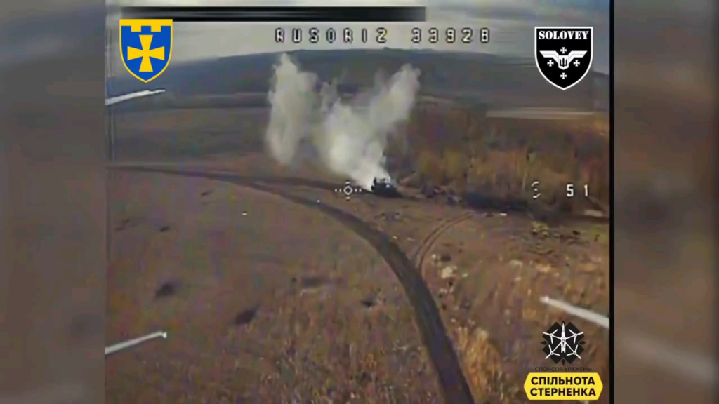 第144Btlのソロヴェイ無人航空機部隊のウクライナ兵士。第116TDF旅団の隊員はロシアの機械化攻撃を撃退した。クラホフ方向。