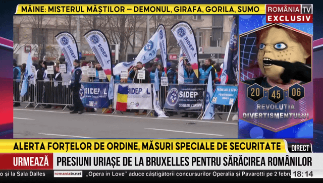 RomaniaTV: 「ルーマニア人の貧困化に対するブリュッセルからの多大な圧力」