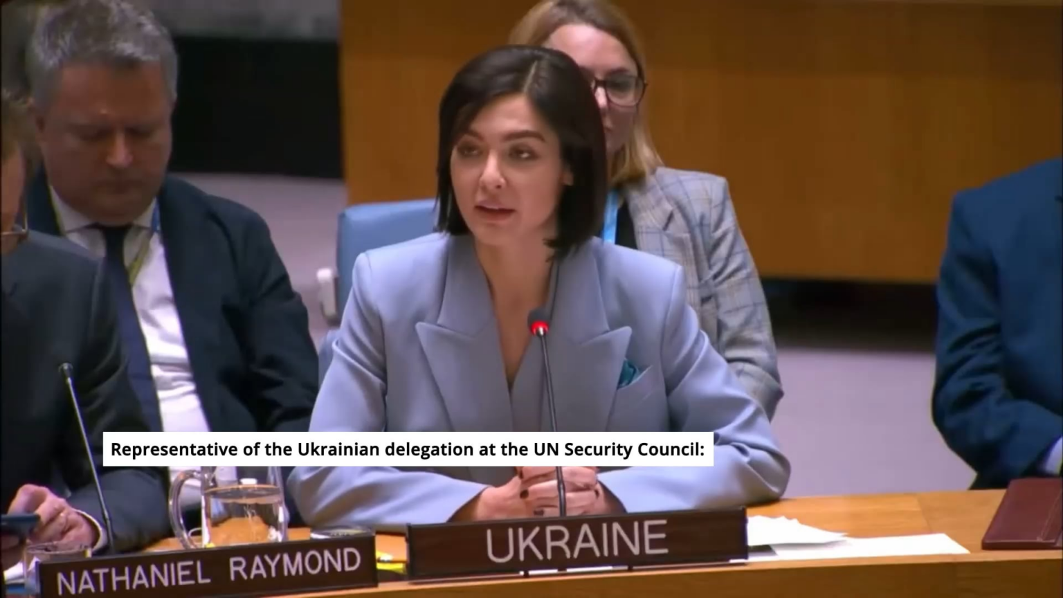 国連安全保障理事会のウクライナ代表団の代表は、ロシア占領下のウクライナ領土からのロシアによる強制的かつ不法なウクライナ人の子供たちの国外追放計画を強調した。ロシア人は少女をモスクワに連れて行き、名前と姓を変更し、偽のロシア出生証明書を発行した