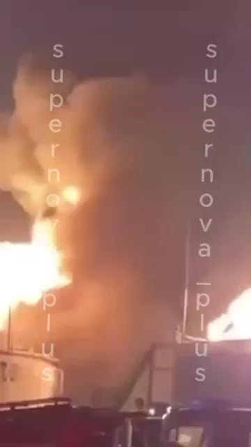 スモレンスク州にあるロシアの燃料貯蔵所。