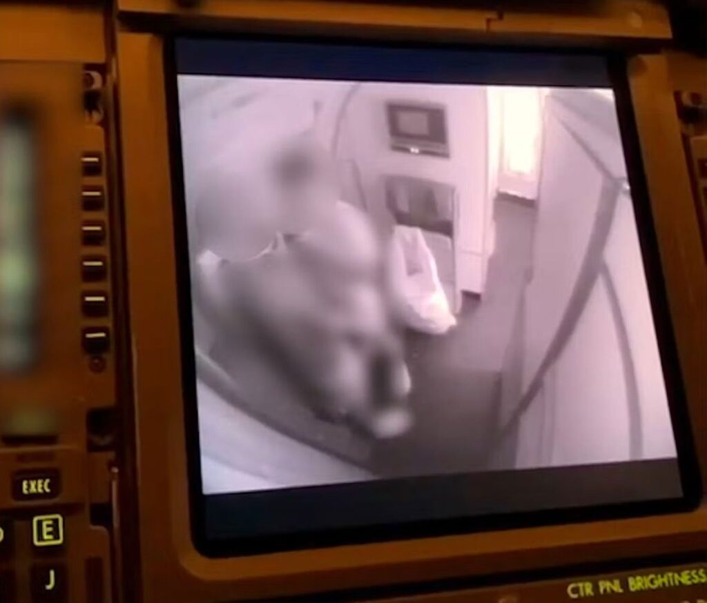 スイスのパイロットが航空機のギャレー内でオーラルセックスをする乗客を撮影