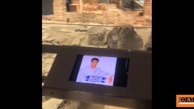 テッサロニキ地下鉄: 彼らはスクリーンに「侵入」し、スピーカーにヴォラニスを置いた - ビデオを見る